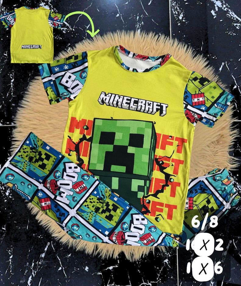 Minecraft Boys Pajama