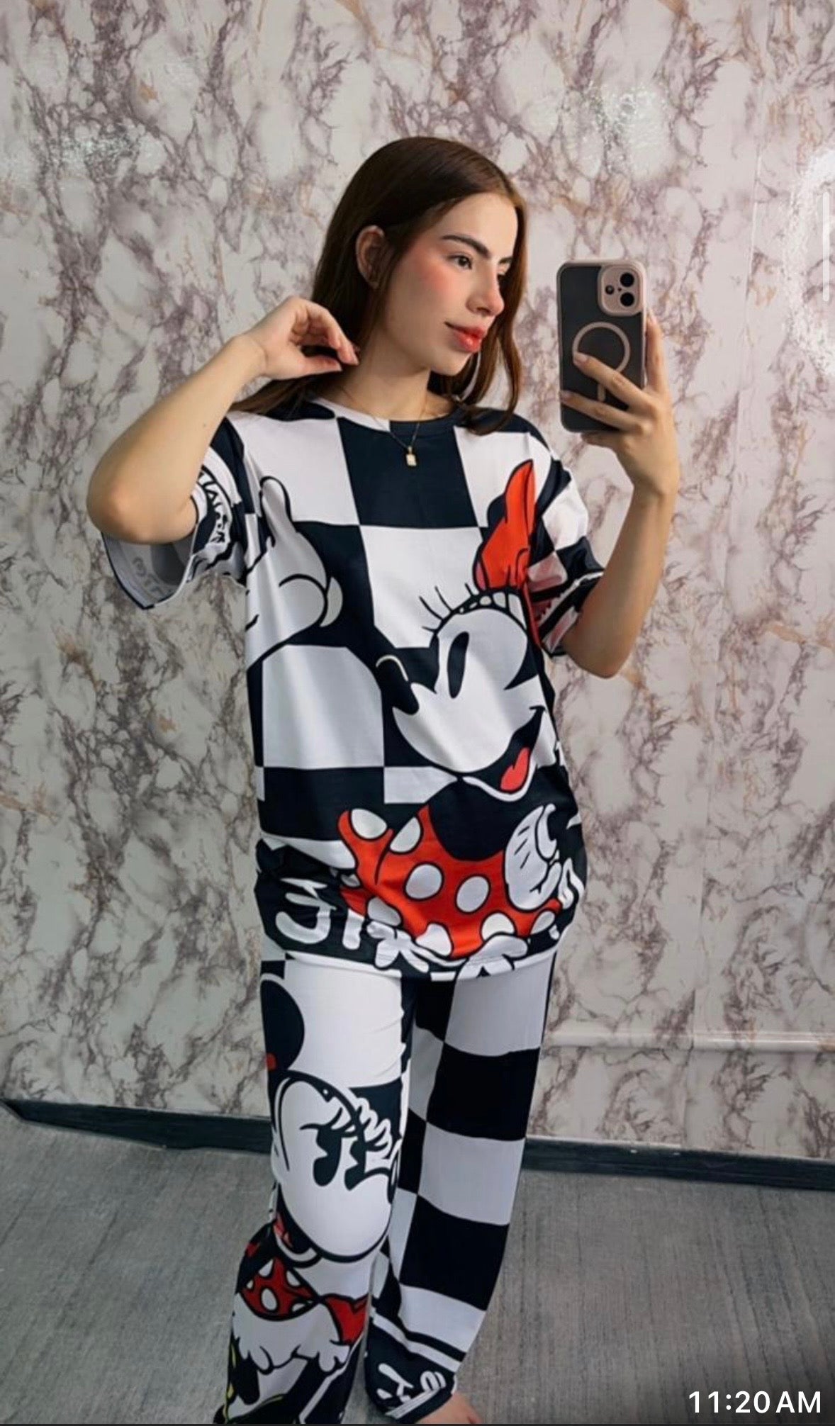 2 piece oversized t-shirt pajama