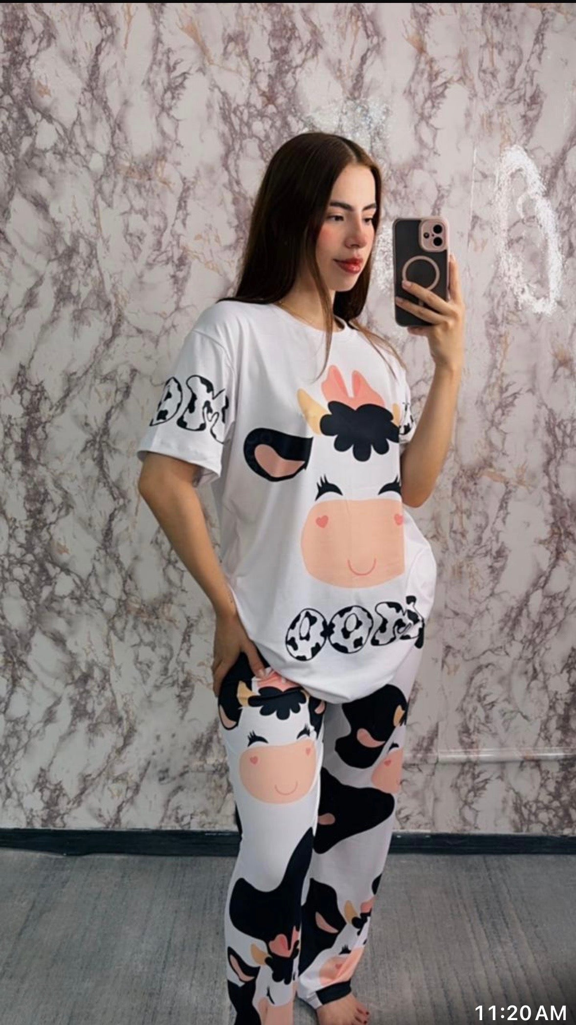 2 piece pajama oversized t-shirt