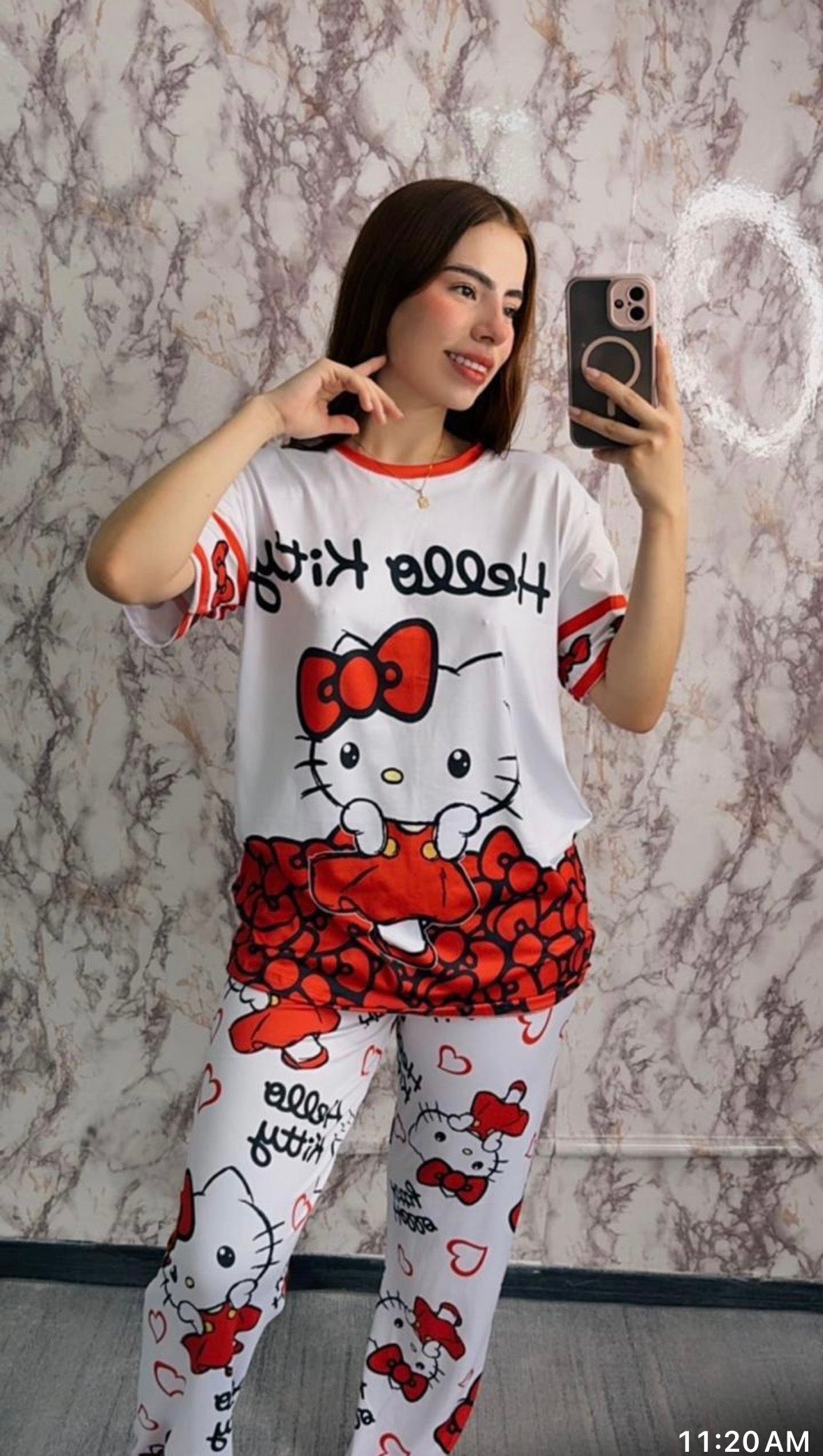 2 Piece Pajama Oversized t-shirt